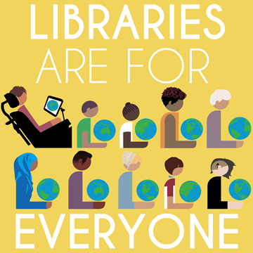 Libraries Are For Everyone logo